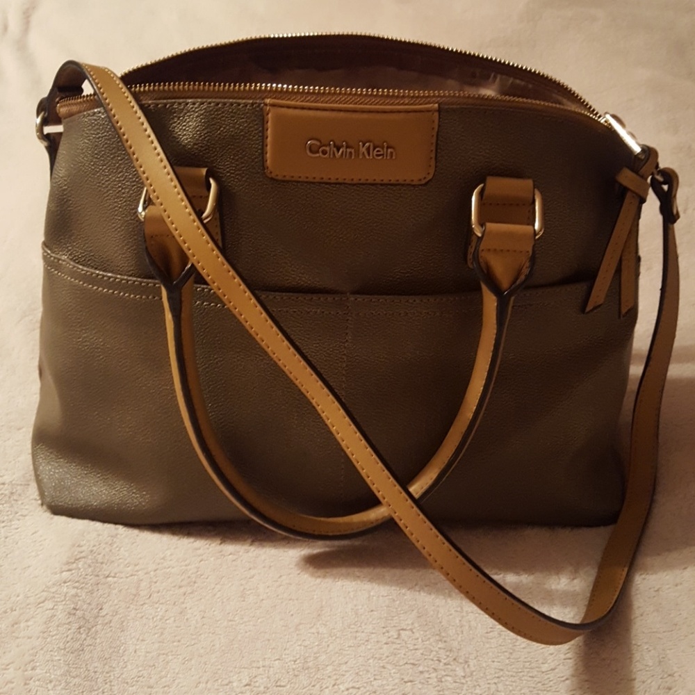 Pewter Calvin Klein bag